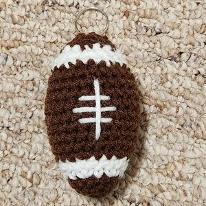 Crochet Football Keychain